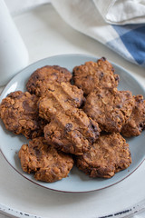 Healthy home made chocolate chip cookies