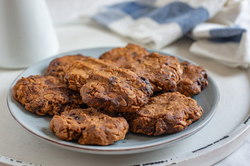 Healthy home made chocolate chip cookies