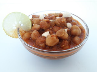 Chole is a food dish originating from northern India.