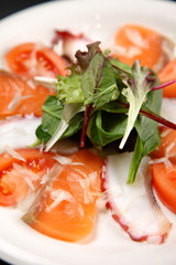 蛸のカルパッチョ