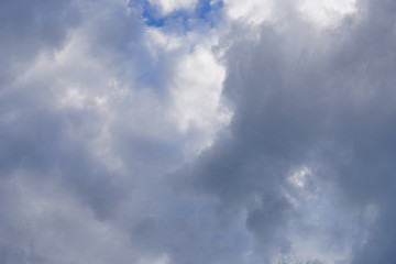 Obraz premium Blue sky and white clouds