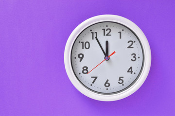 White clock