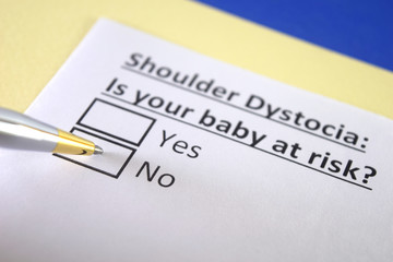 One person is answering question about shoulder dystocia.