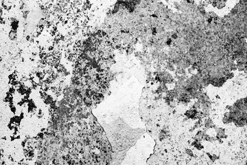 Texture of a concrete wall with cracks and scratches which can be used as a background