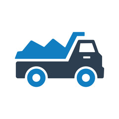 Dump truck icon