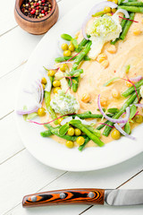 Hummus with vegetables