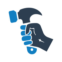 Hammer tool icon