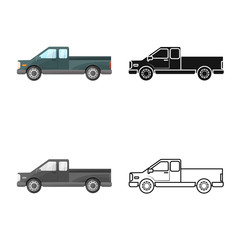 Vector illustration of car and transportation symbol. Graphic of car and cabin vector icon for stock.