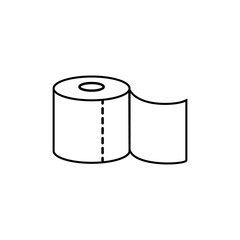 toilet paper icon. Vector