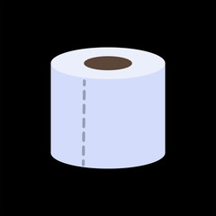 toilet paper icon. Vector