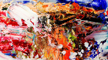 Colorful abstract background wallpaper. Modern motif visual art.  Mixtures of oil paint. Trendy hand painting canvas. Wall decor and Wall art prints Idea.  3D Texture.Colorful abstract 