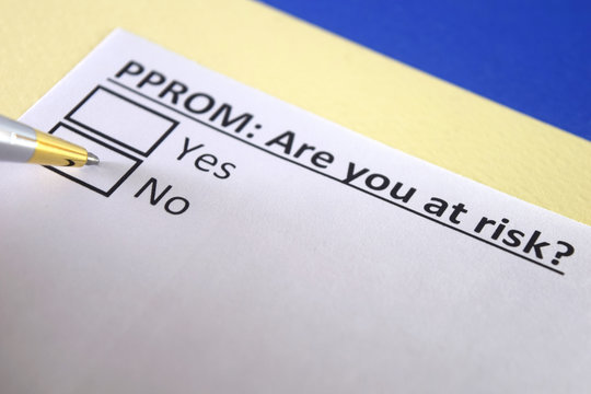 One person is answering question about preterm premature rupture of the membrane.