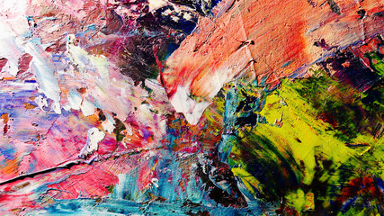 Colorful abstract background wallpaper. Modern motif visual art.  Mixtures of oil paint. Trendy hand painting canvas. Wall decor and Wall art prints Idea.  3D Texture.Colorful abstract 