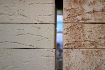 Decorative brick. Facing bricks.