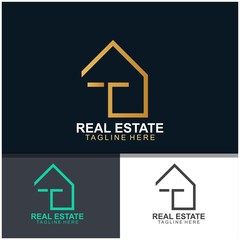 Real estate logo design