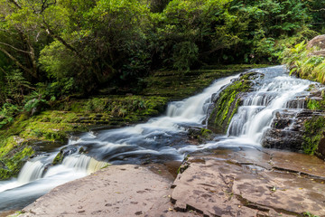 Mac Leans waterfall in New Zealand.