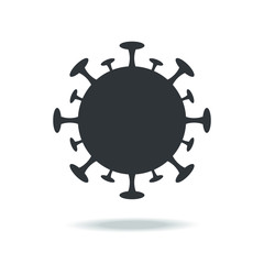Coronavirus Mers-cov is a respiratory disease. Coronavirus 2019 Vector Illustration