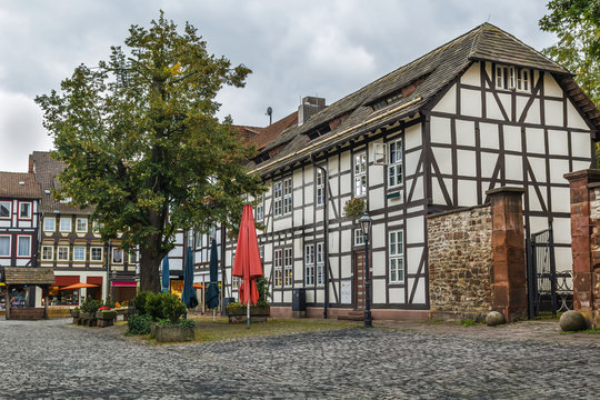 Street in Einbeck, Germany