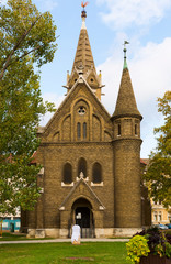 Fototapeta na wymiar Reformed Church in Szeged