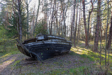 fate of old boats in Latvia
