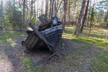 fate of old boats in Latvia