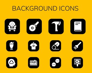 Modern Simple Set of background Vector filled Icons