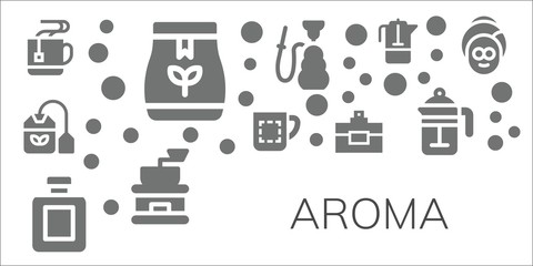 aroma icon set