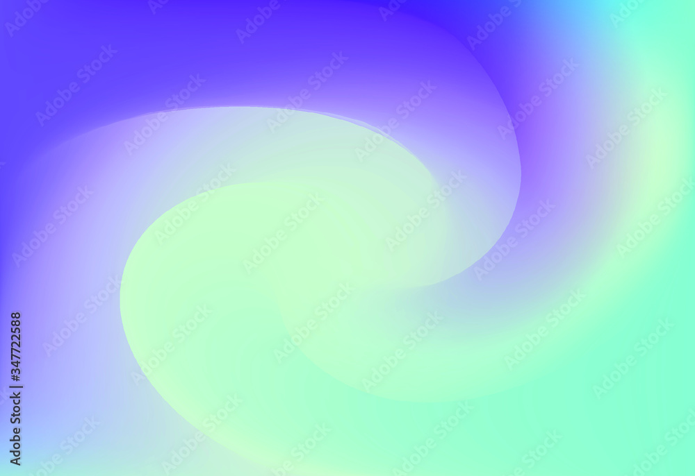 Poster iridescent holographic background in vibrant neon and pastel colors.