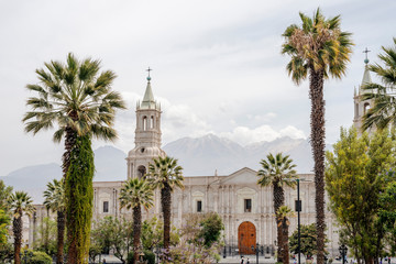 Fototapeta na wymiar Plaza de Armas, Arequipa
