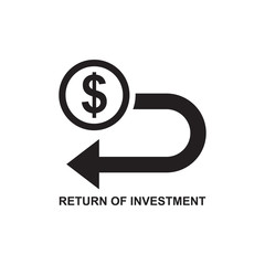 Obraz premium RETURN OF INVESTMENT ICON , DEPOSIT ICON