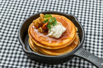 パンケーキセット Very delicious homemade pancake set