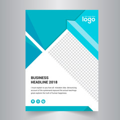 Business Flyer template. cover modern layout, annual report, poster, flyer in A4 Pages