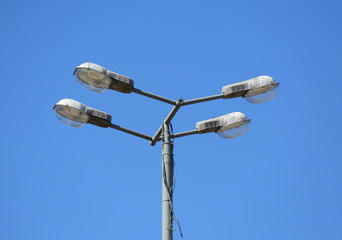 Fototapeta premium City four-lamp lantern