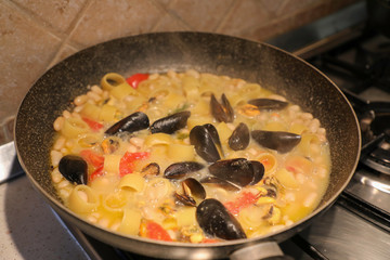Fagioli e pesce