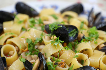 Fagioli e pesce