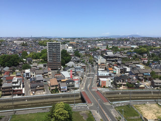 Scenery in front of Narumi Station	