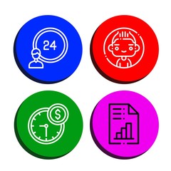 management icon set