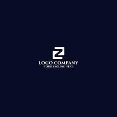 modern minimalist Z logo with source file for web business
 - obrazy, fototapety, plakaty
