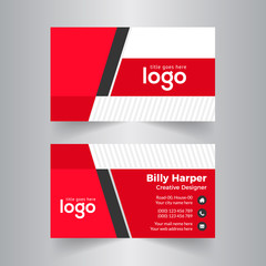 Abstract Corporate Business card Template.