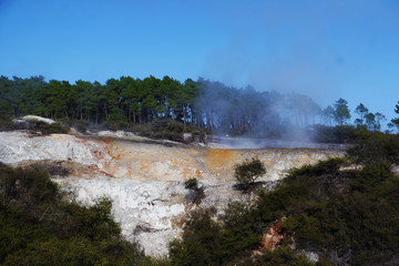 Underground geothermal activity