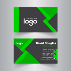 Abstract Corporate Business card Template.