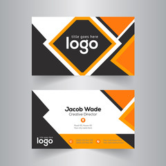 Abstract Corporate Business card Template.