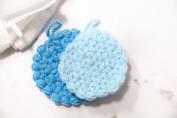 アクリルたわし、エコたわし、手作りたわし