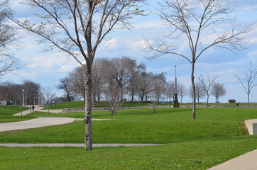 park in spring