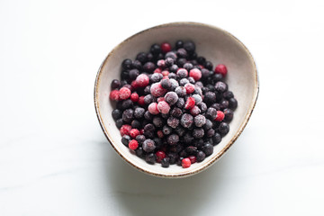  frozen mixed fruit - berries - red currant, cranberry, blackberry, bilberry, blueberry, black currant