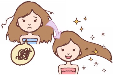 傷んだ髪から美しい髪へのビフォアアフター