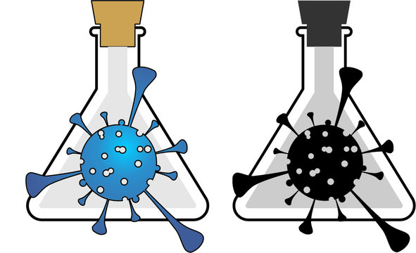 Vector virus in laboratory falsk. Helthcare and hygiene.	 Epidemic control.
