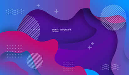 Abstract color space background