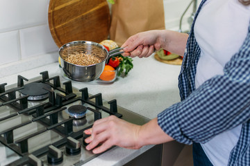 Cooking at home during self-isolation. Healthy wallet-friendly Recipes at Home During coronavirus Lockdown