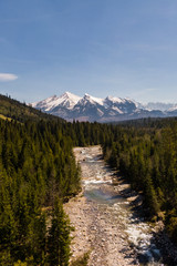 Fototapeta na wymiar Drone landscape with Tatra mountains 